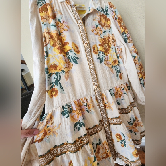 Anthropologie Multicolor Floral Blouse - Picture 7 of 9